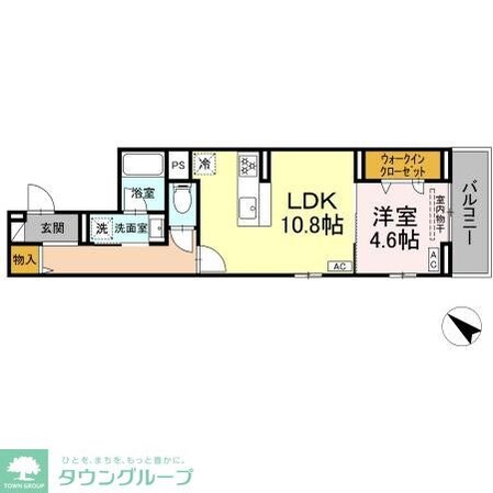 (仮称)D-ROOM南篠崎町の物件間取画像